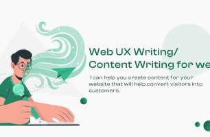 UX writing, content writing for your website