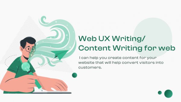 UX writing, content writing for your website Nomor Work