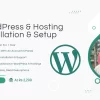 I will install WordPress with a domain and reliable hosting